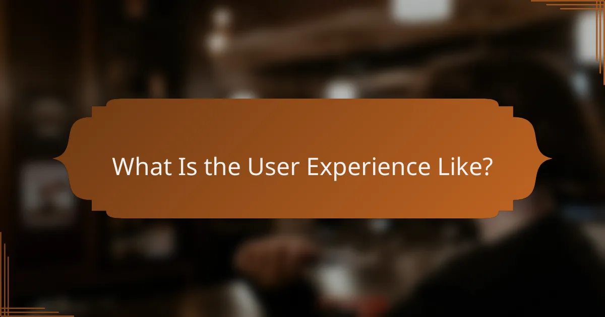 What Is the User Experience Like?